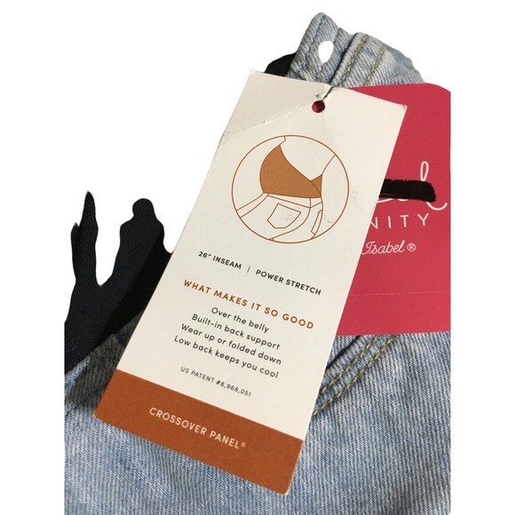 Isabel Maternity Boyfriend Jeans Size 14 NWT - Picture 9 of 9